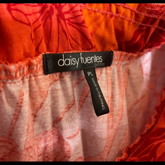 🔥 Daisy Fuentes 🔥 Petite Large Sleeveless Dress - Picture 2 of 8